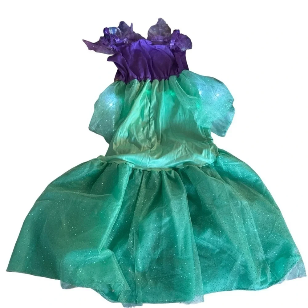 Disney Purple and Green Princess Doll Dress